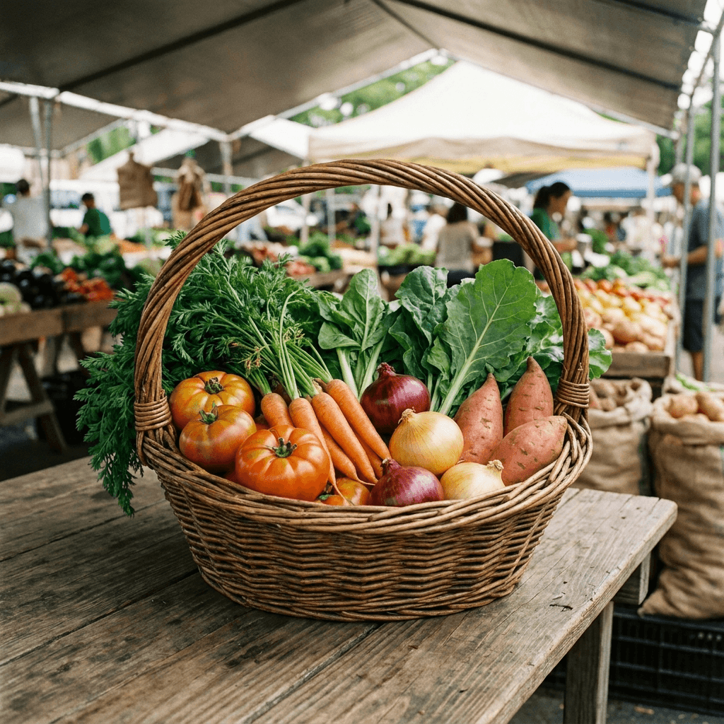 Panier de légumes frais FARMLINK